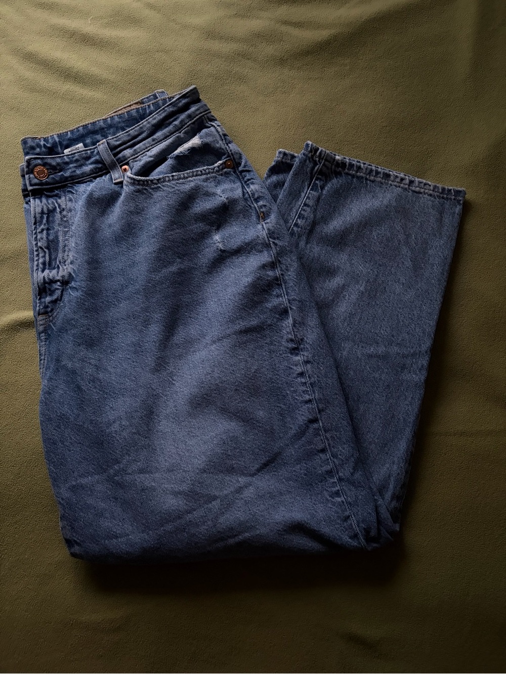 curvy h&m mom jeans